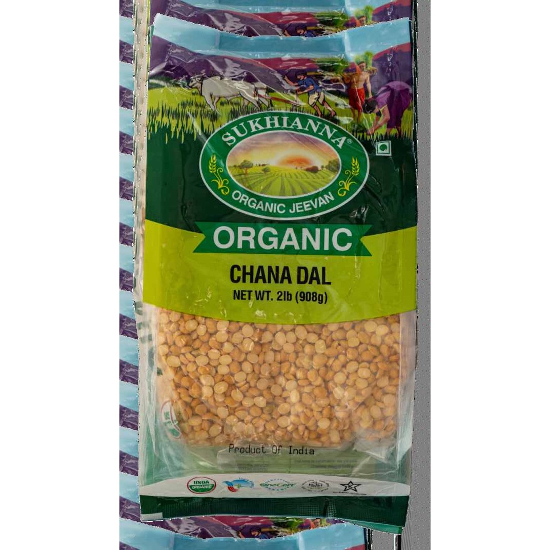 SUKHIANNA ORGANIC CHANA DAL 2 LBS