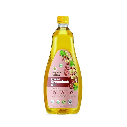 Organic Ground Nut Oil 1 LTR