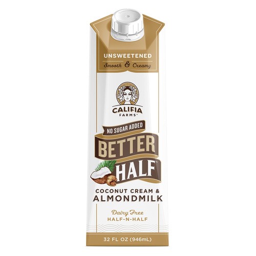 CALIFIA HALF&HALF CO 32 OZ