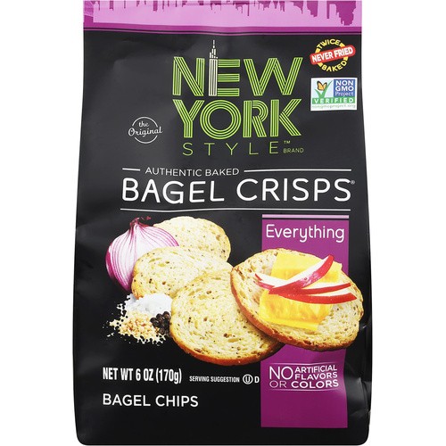 NY BAGEL CRISPS EVER 6 OZ