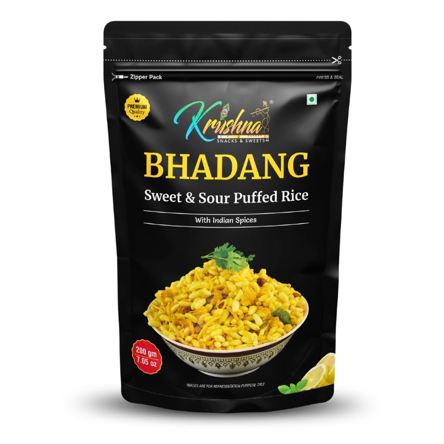 BHADANG SWEET AND SOUR PUFFED RICE KRUSHNA 200 GM