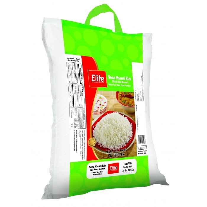 Elite Sona Masoori Rice 20 LBS