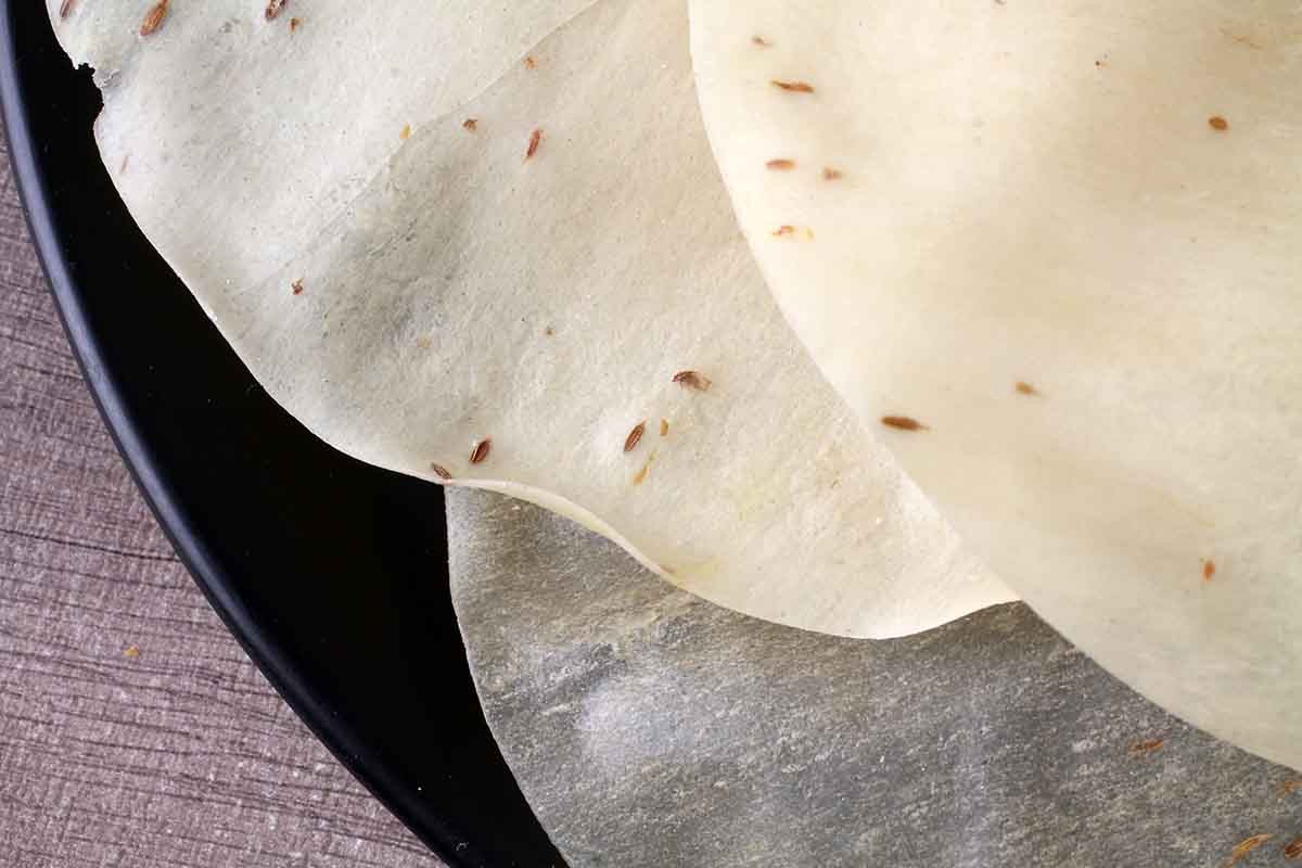 GURU RICE PAPAD JEERA 200 GM