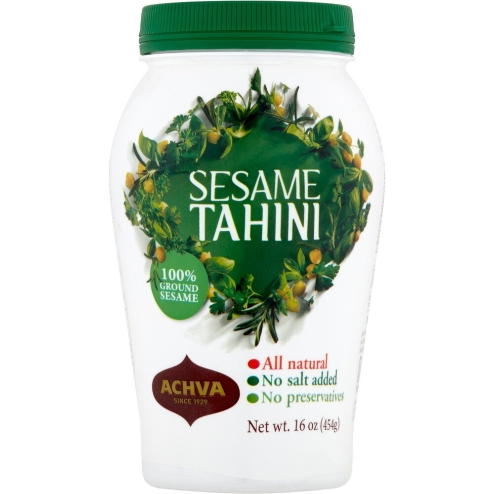 ACHVA SESAME TAHINI 16 OZ