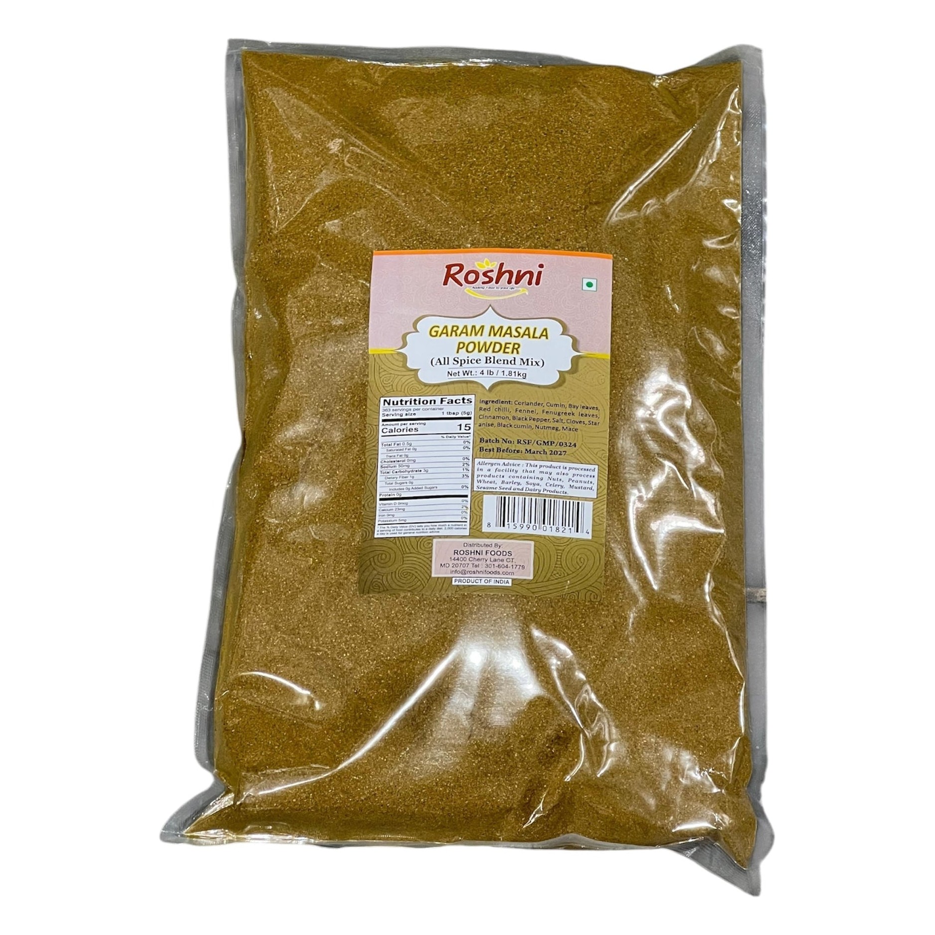 ROSHNI GARAM MASALA 200 GM