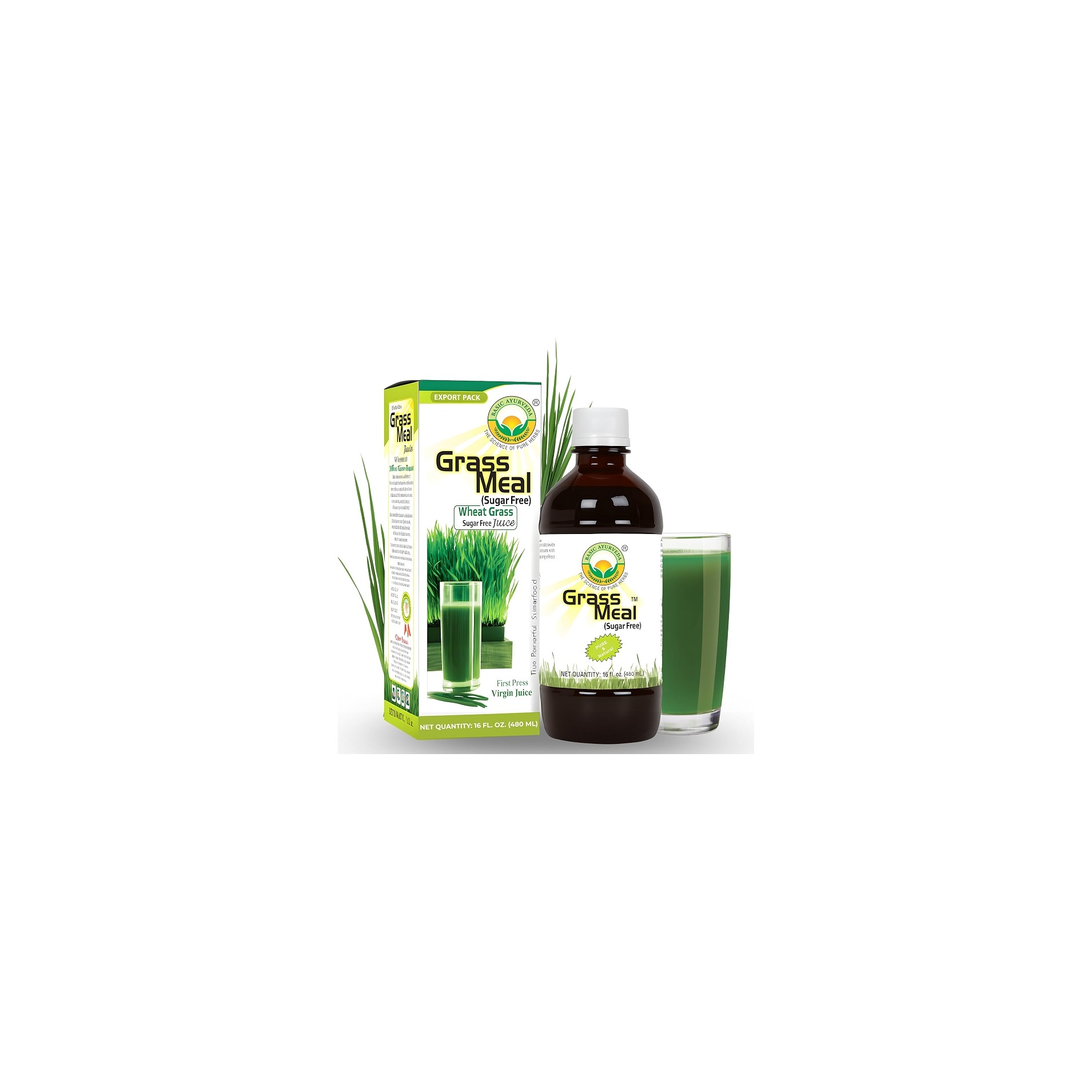 BASIC AYURVEDA GRASS MEAL 480 ML