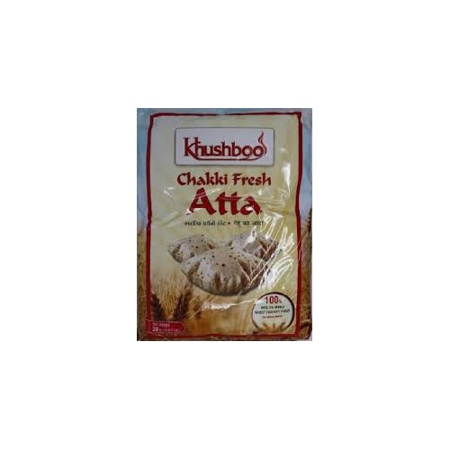 Khushboo Bhalia Whole Wheat Atta 20 LBS