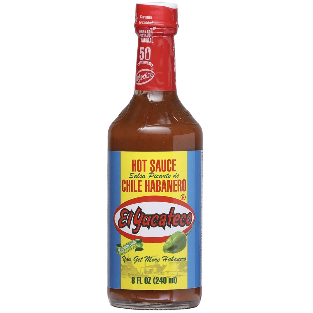 EL YUCATECO HABANERO CHILLI HOT SAUCE 8 OZ