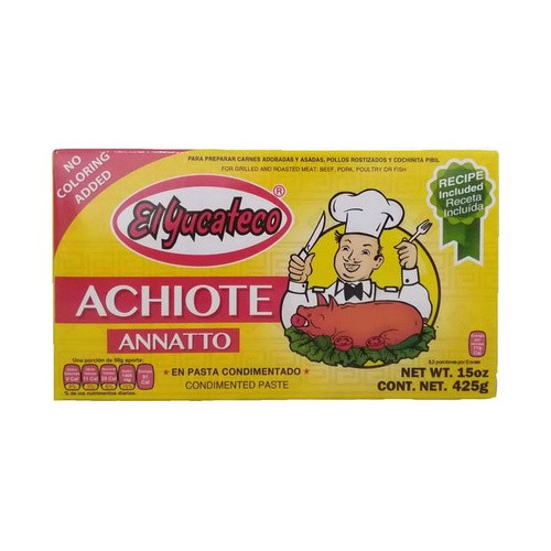 EL YUCATECO ACHIOTE (ANNATTO) PASTE 15 OZ