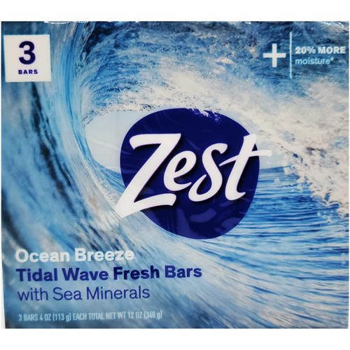 ZEST OCEAN BREEZE BAR 3 Pack 12 OZ