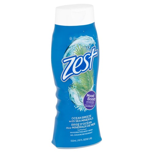 ZEST BODY WASH OCEAN BREEZE 18 OZ