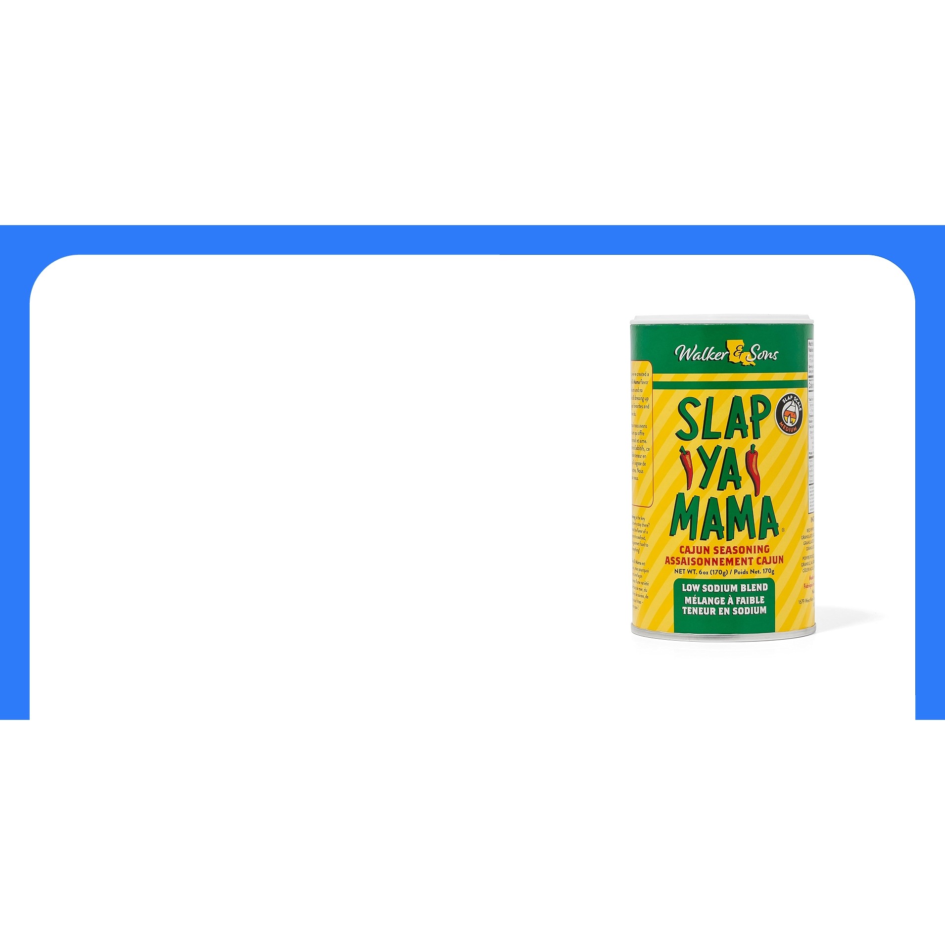 Slap Ya Mama Low Sodium 6 OZ