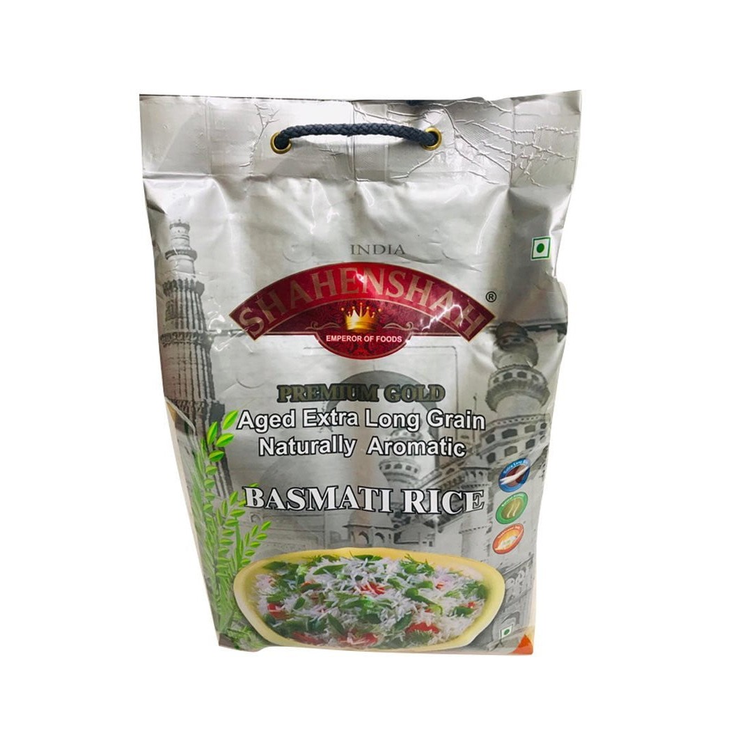SHAHENSHAH GOLD BASMATI RICE 10 LBS