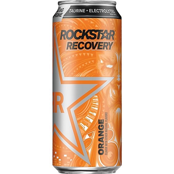 ROCKSTAR RECOVERY ORANGE DRINK 16 FLOZ
