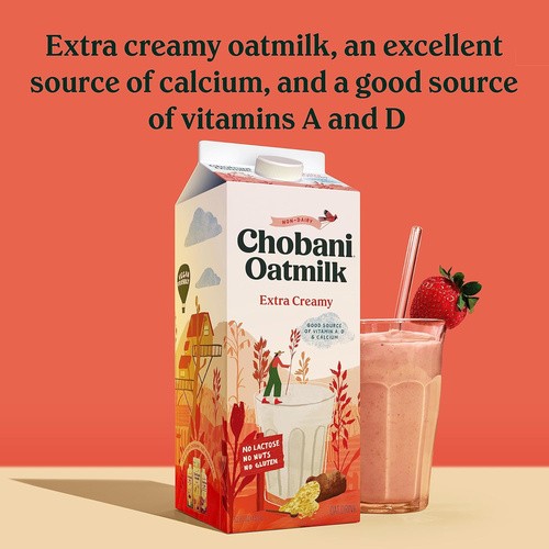 CHOBANI OATMILK EXTRA CREAMY             52 OZ