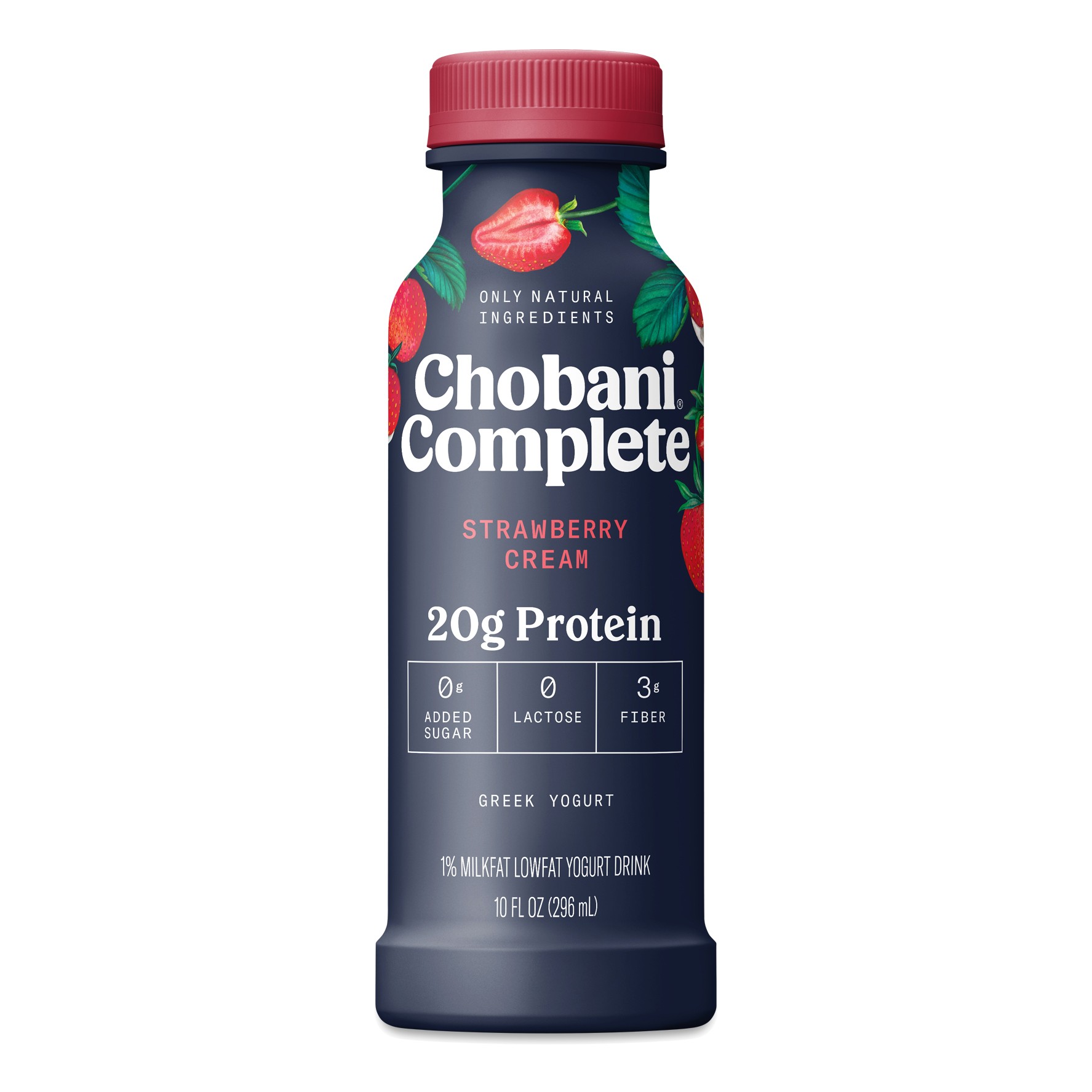 Chobani Complete Strawberry Cream Greek Yogurt Shake 10 FLOZ