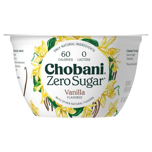 CHOBANI ZERO VANILLA 5.3 OZ