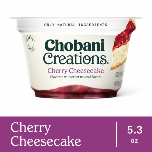CHOBANI CREATIONS CHERRY CHEESECAKE 5.3 OZ