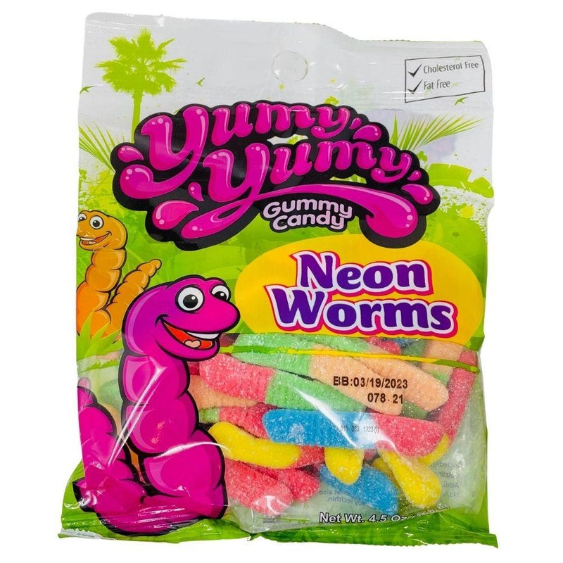 Yummy Yummy Neon Worms 114 GM
