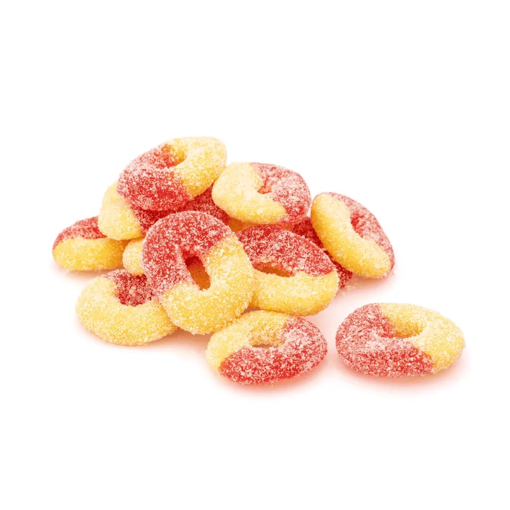 GUMYLICIOUS PEACH RINGS 300 GM