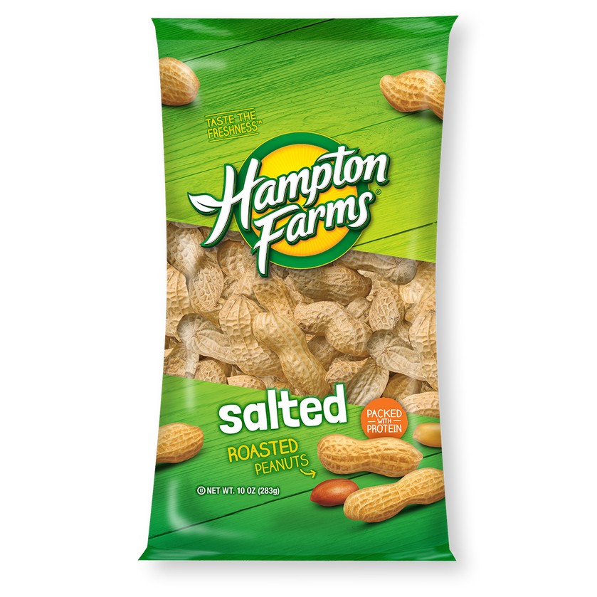 Hampton Farms Salted Roasted Peanuts 283 GM