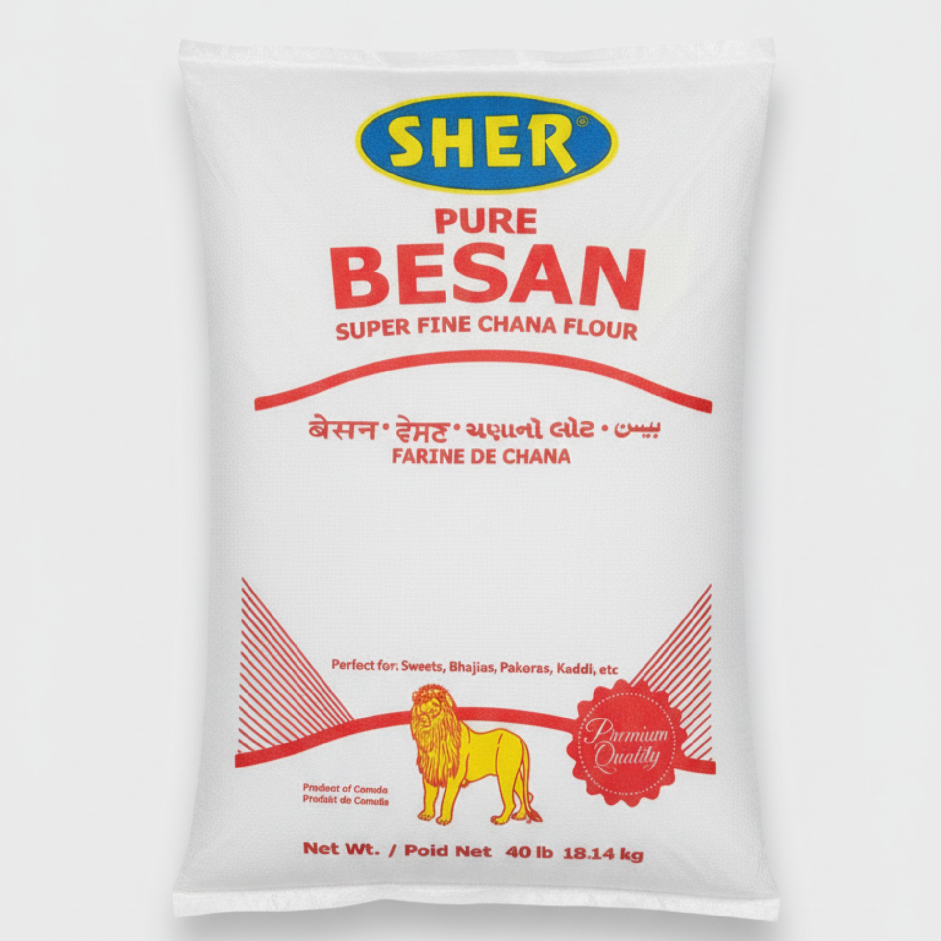 Sher Chana Flour 40 LBS