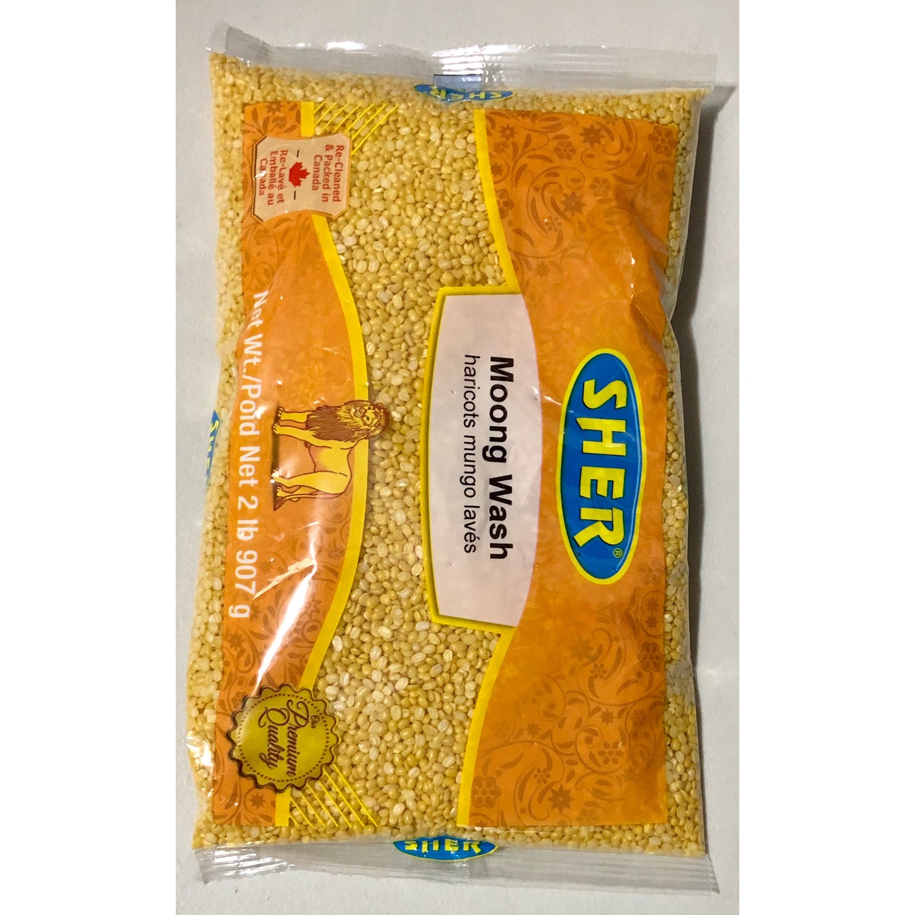 SHER MOONG DAL WASHED 2 LBS