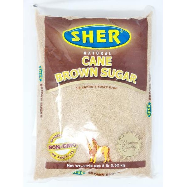 SHER BROWN SUGAR 8 LBS