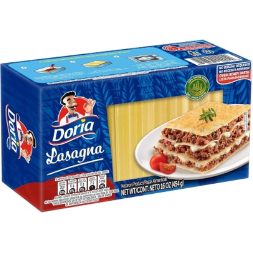DORIA LASAGNA OVEN READY PASTA           1 OZ