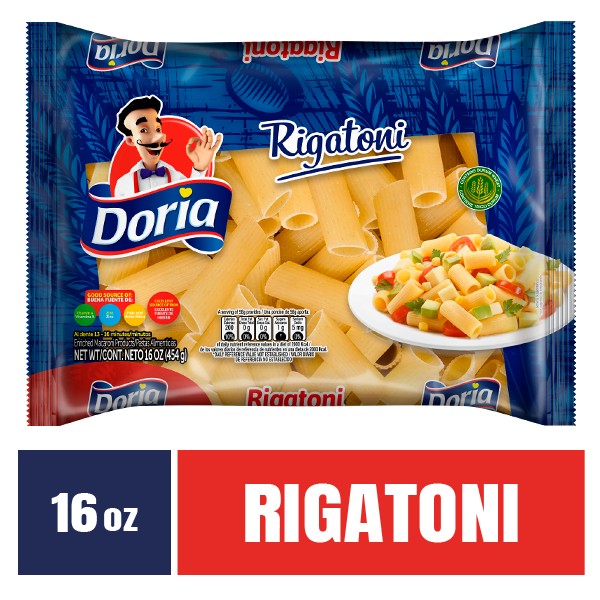 DORIA RIGATONI PASTA                     1 OZ