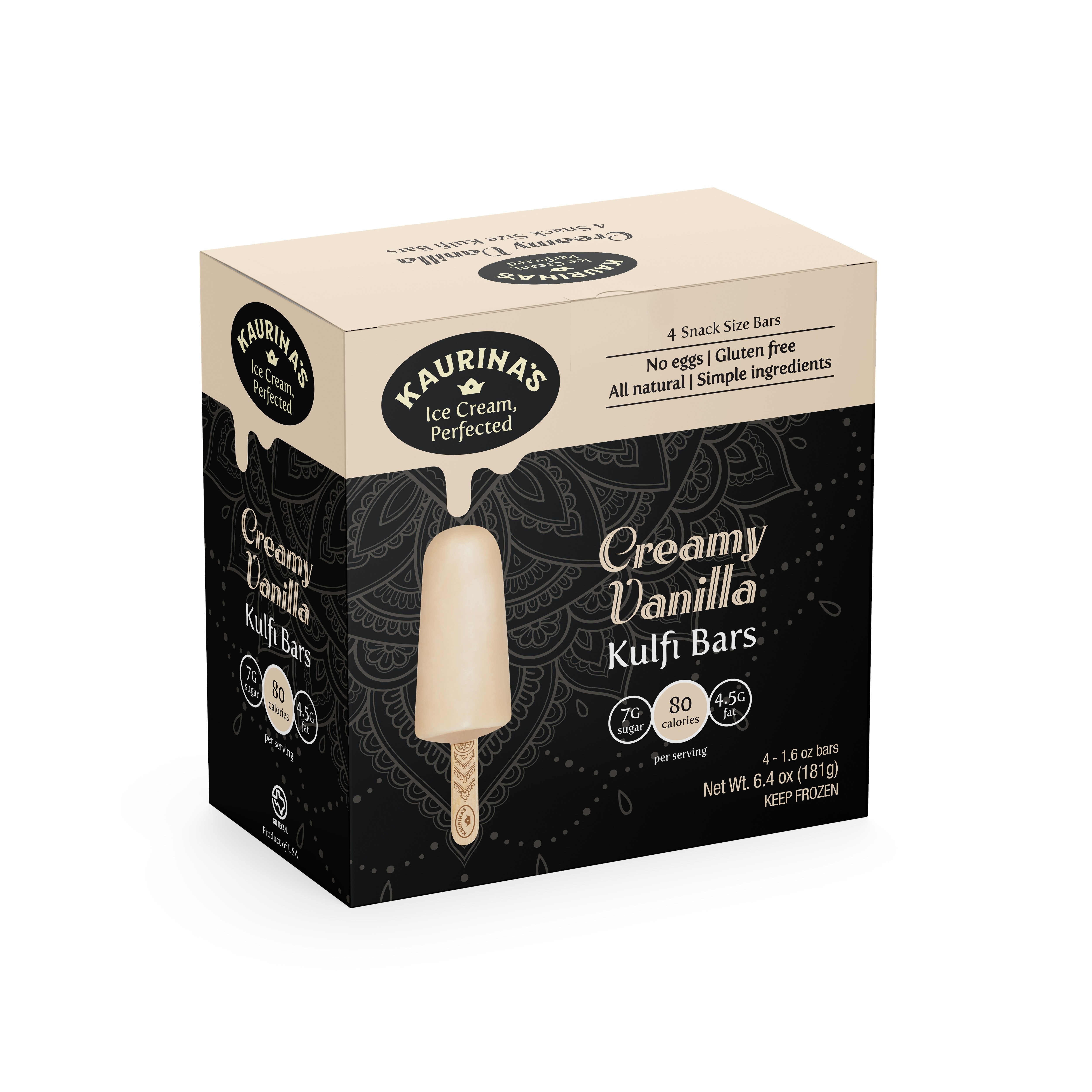 VANILLA KULFI KAURINAS (4 BARS) 340 GM