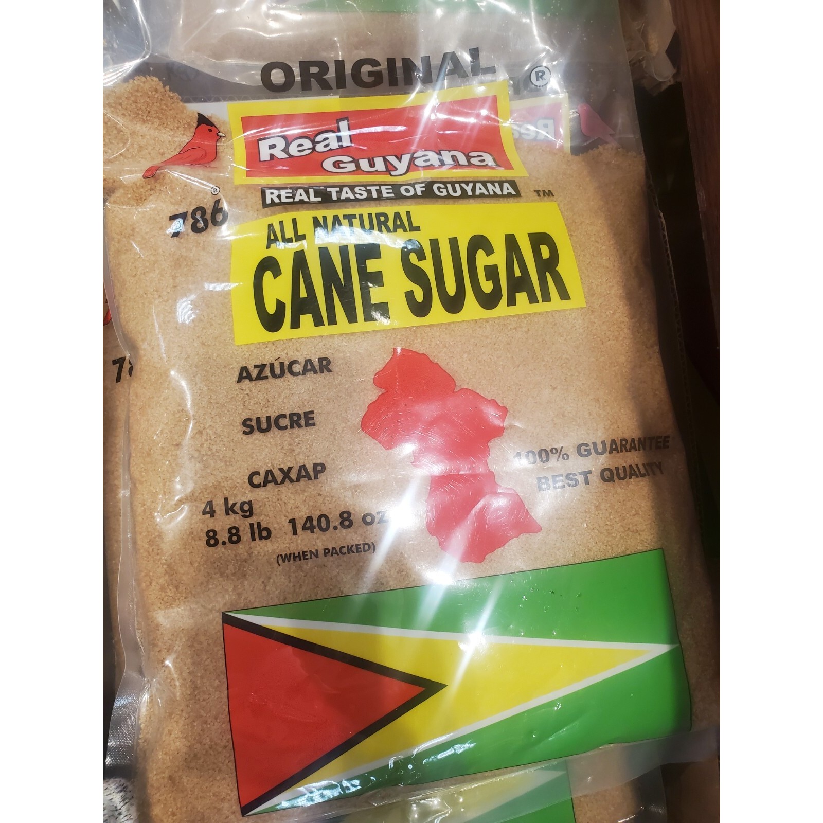 Real Guyana Cane Sugar 8.8 LBS