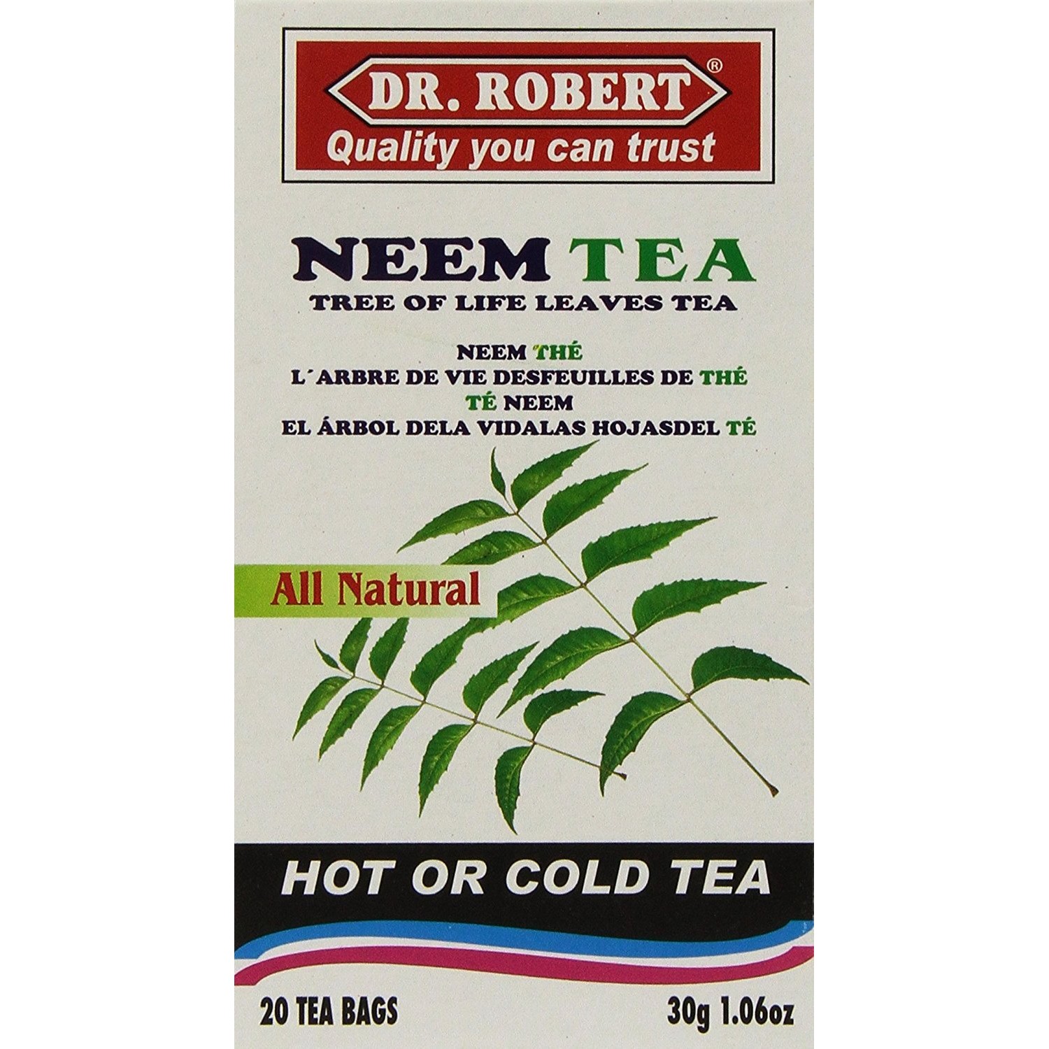 Dr Robert Neem Leaves Tea  30 GM