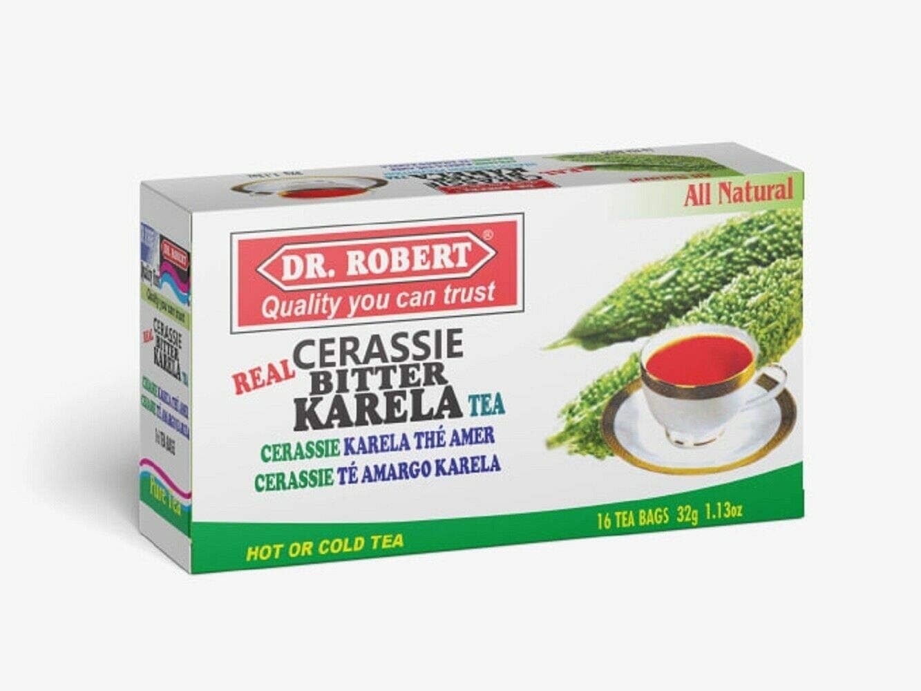 Dr Robert Cerassie Bitter Karela Tea  16 BAG