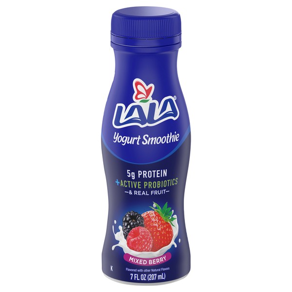 LALA DRINKABLE YOGURT MIXED BERRY        7 OZ