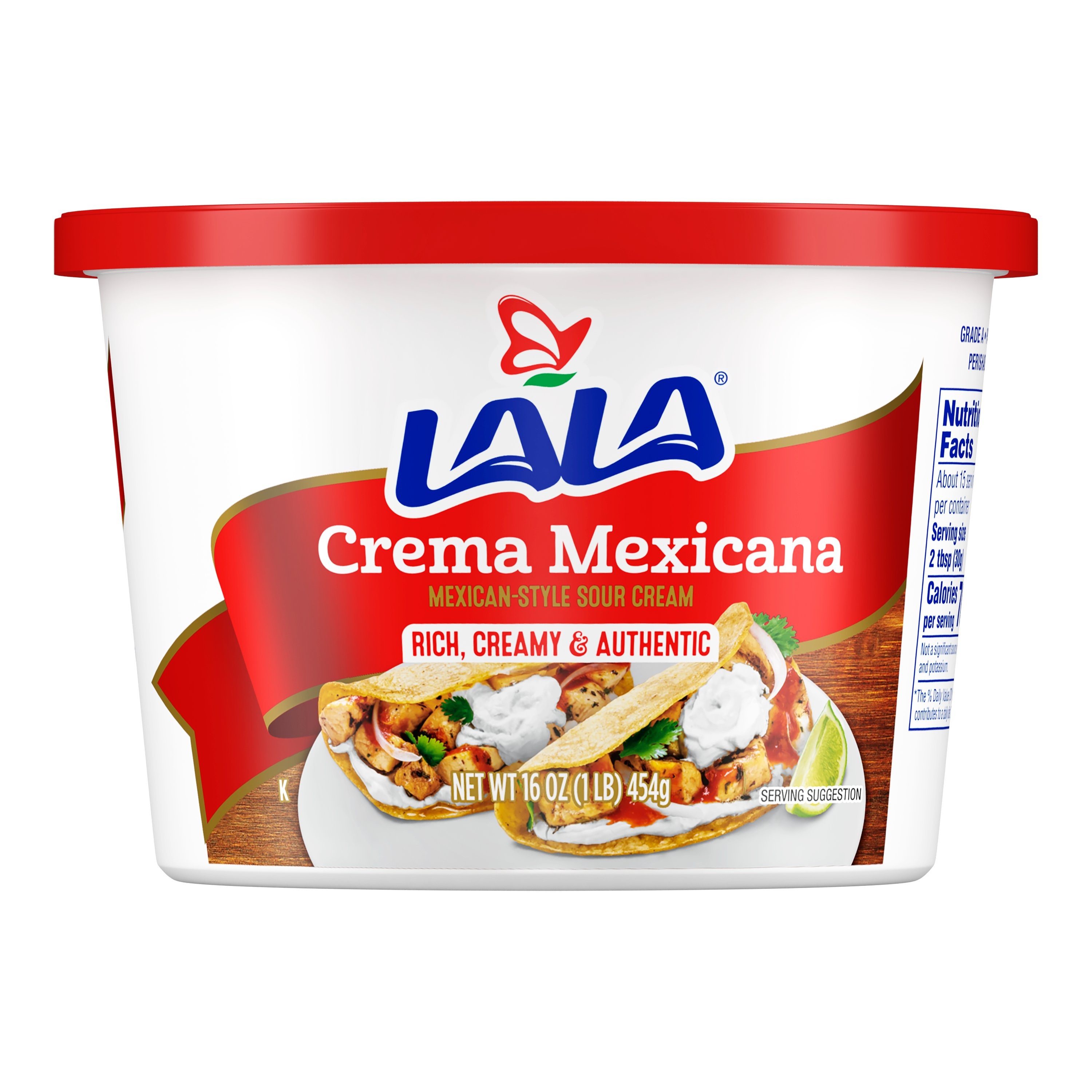 LALA SOUR CREAM MEXICAN 16 OZ