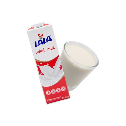 LALA UHT MILK WHOLE 1LT                  1 LTR