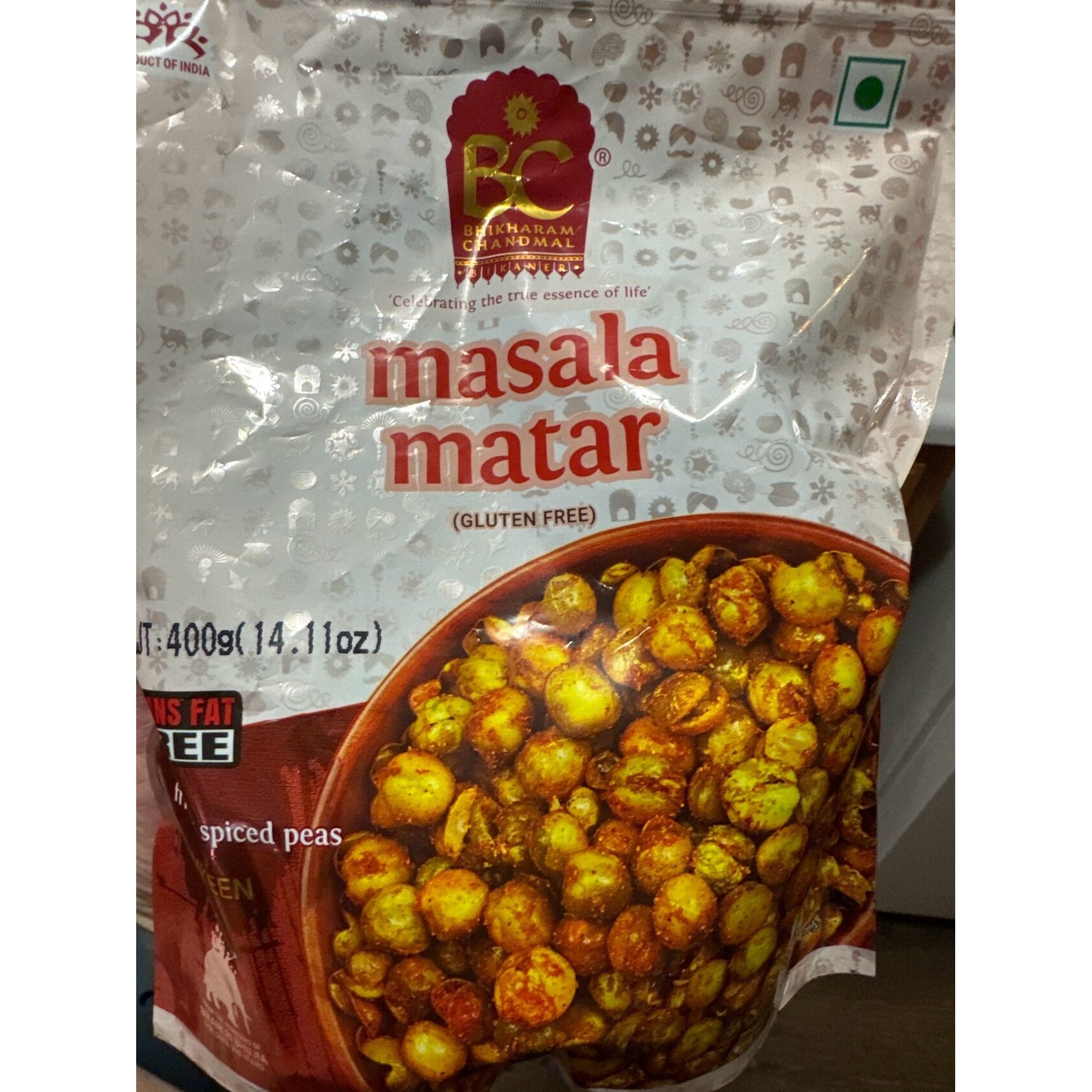 BHIKARAM CHANDMAL MASALA MATAR 14 OZ