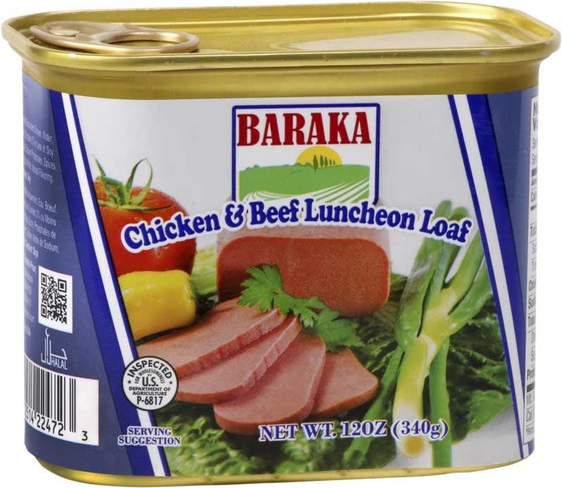 Baraka Chicken And Beef Loaf 340 GM