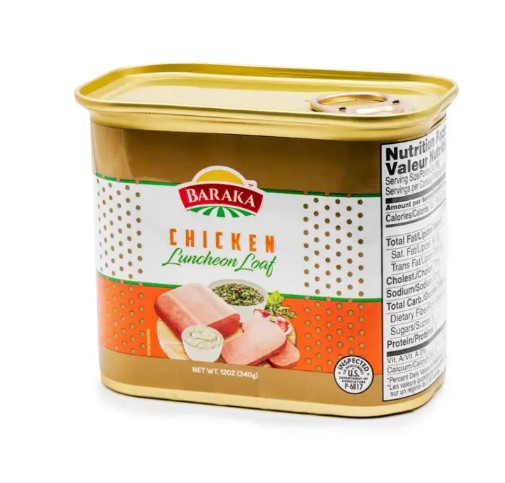 Baraka Chicken Luncheon 340 GM