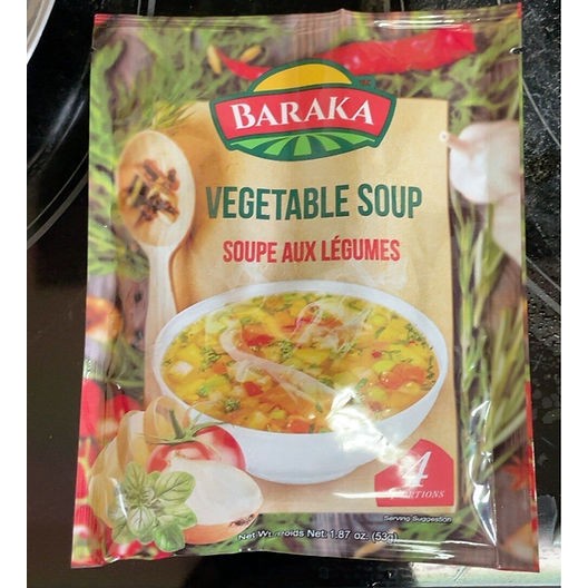 BARAKA VEGETABLE SOUP 53 GM