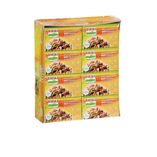 BARAKA BEEF BOULLION BOX 24 COUNT