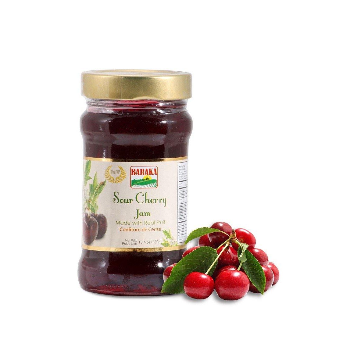 Baraka Sour Chery Jam 380 GM