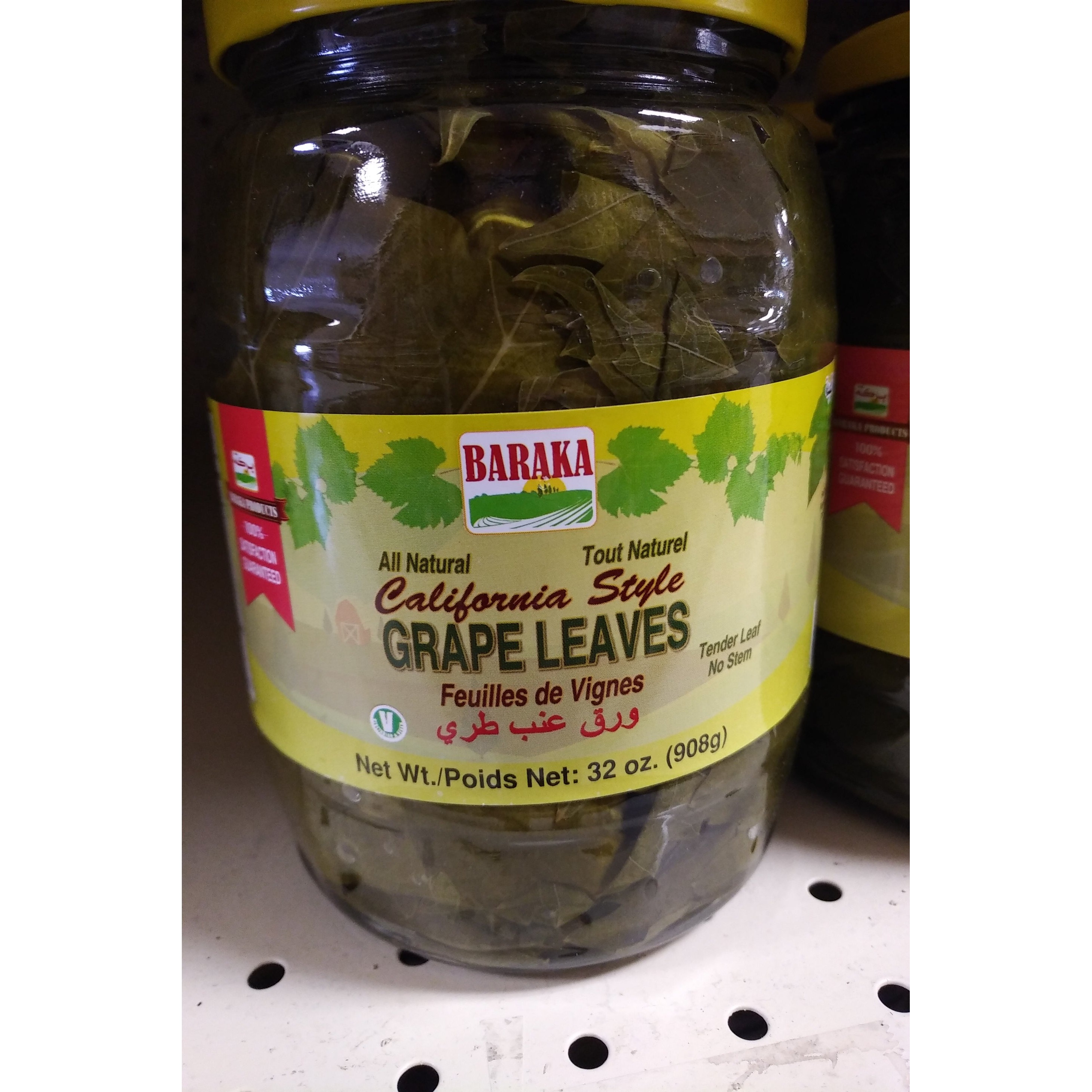 Baraka Grape Leaves 32 OZ