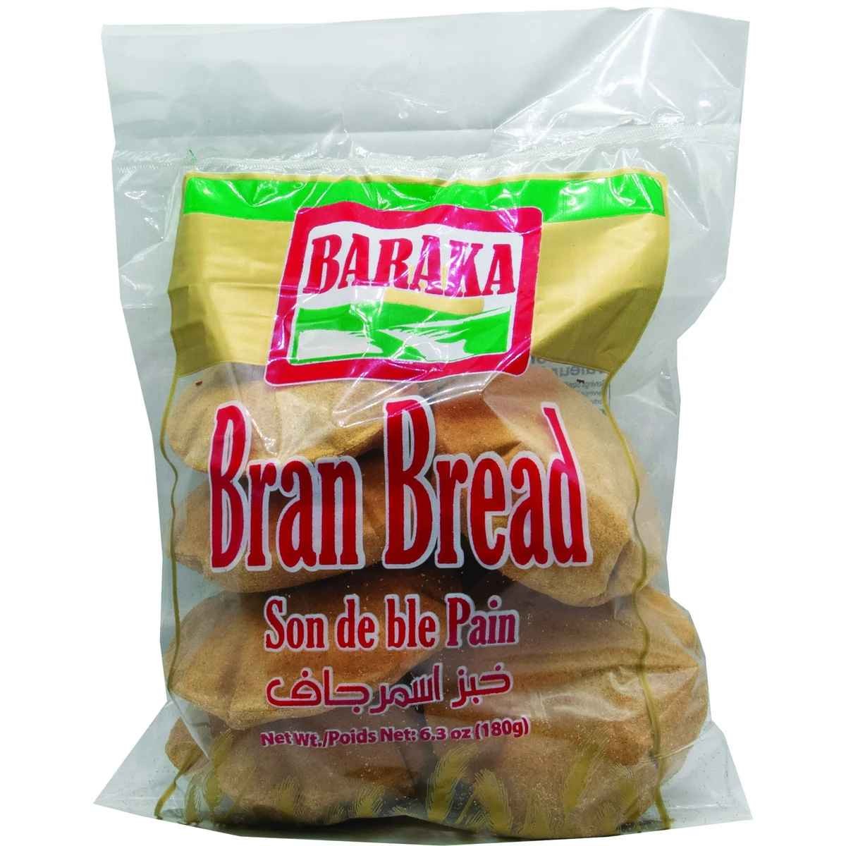Baraka Bran Bread 180 GM