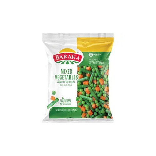 Baraka Mixed Vegetable 400 GM