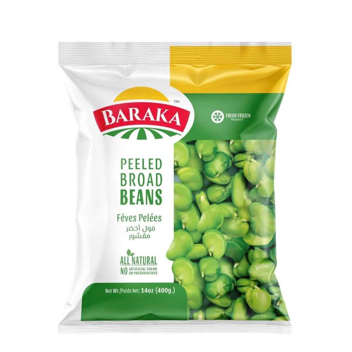 Barak Peeled Broad Beans 400 GM