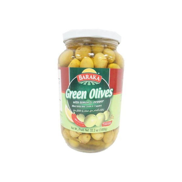 Baraka Green Olive Lemon Pepper 1000 GM