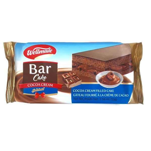 Wellmade Bar Cake Cocao 55 GM