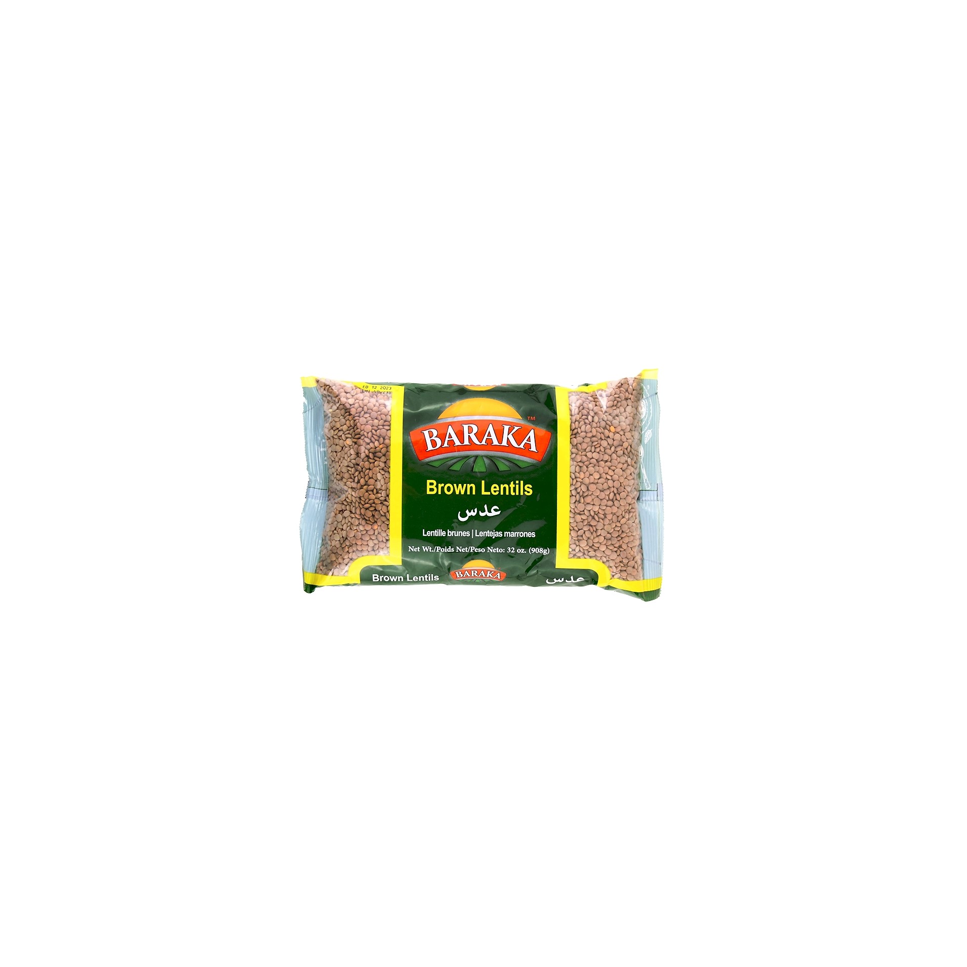 BARAKA LENTILS 2 LBS